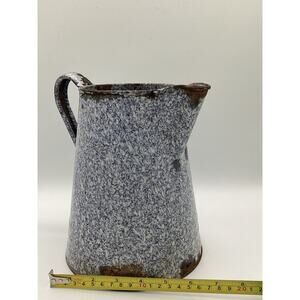 Vintage Enamel French Pitcher